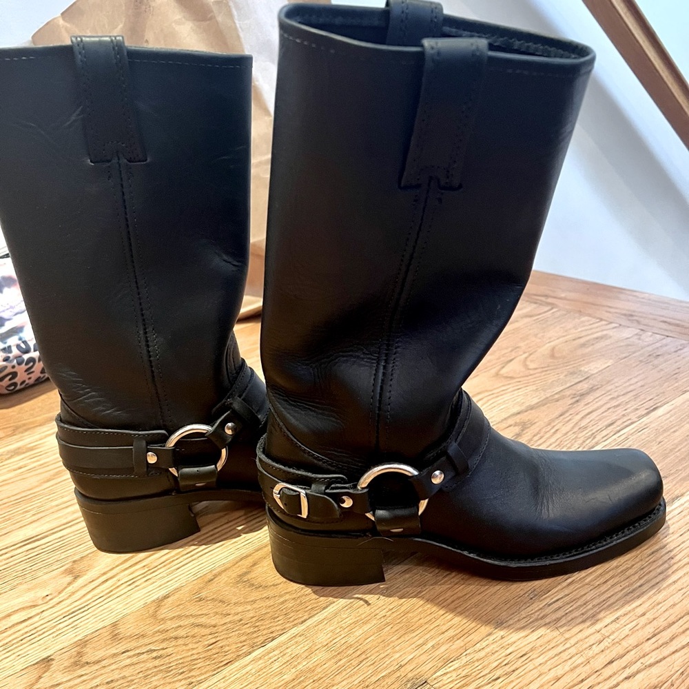 Frye harness boots